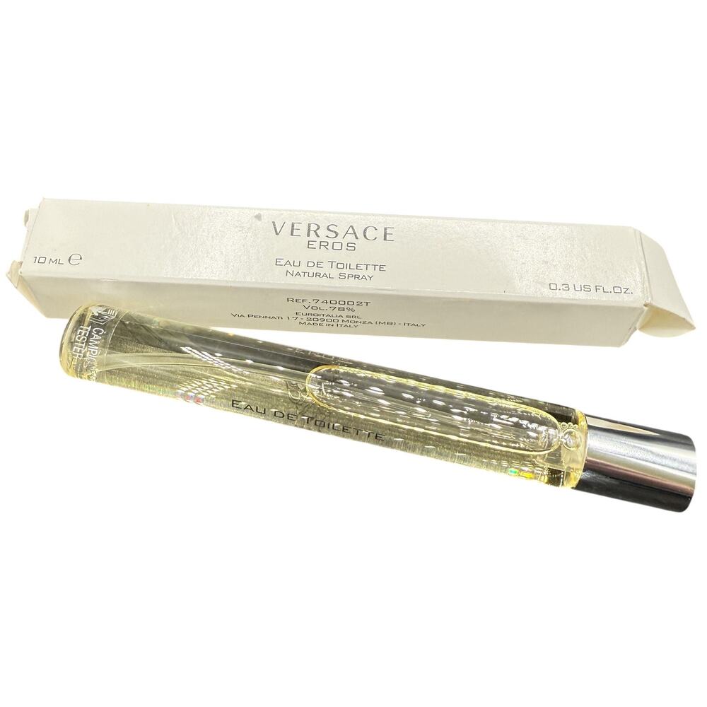 💙 Versace Eros 10 ml EDT Travel Spray NEW Box Men's Cologne Luxury Mini Gift